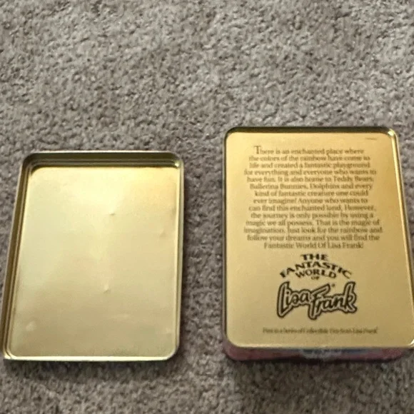 RARE Vintage Y2K Lisa Frank Tin - Picture 3 of 5